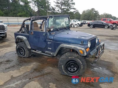 Czwarte zdjęcie samochodu z boku: 2002 JEEP WRANGLER / TJ SPORT VIN:1J4FA49S72P713727 - miniatura