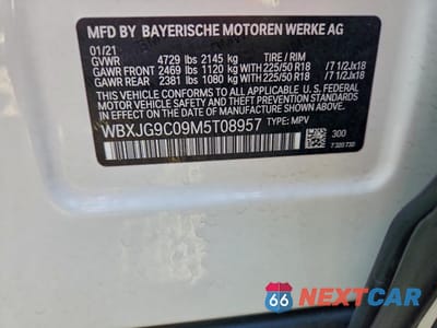 Zdjęcie 12 z 15 samochodu: 2021 BMW X1 XDRIVE28I VIN:WBXJG9C09M5T08957 - miniatura