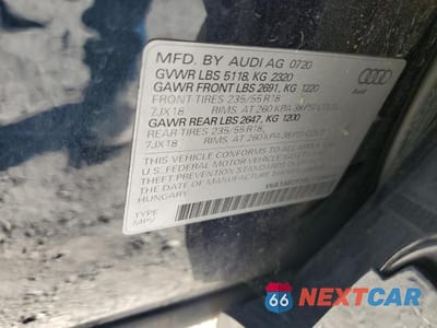 Zdjęcie 14 z 14 samochodu: 2020 AUDI Q3 PREMIUM VIN:WA1AECF35L1124816 - miniatura