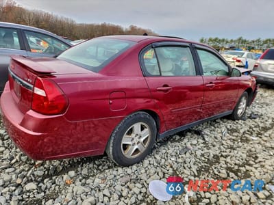 Trzecie zdjęcie samochodu z tyłu: 2004 CHEVROLET MALIBU LS VIN:1G1ZT54814F136046 - miniatura