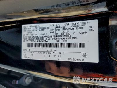 Zdjęcie 14 z 17 samochodu: 2017 FORD F250 SUPER DUTY VIN:1FT7W2BTXHEF30927 - miniatura