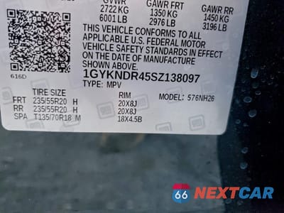 Zdjęcie 14 z 14 samochodu: 2025 CADILLAC XT5 PREMIUM LUXURY VIN:1GYKNDR45SZ138097 - miniatura