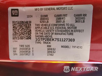 Zdjęcie 13 z 13 samochodu: 2025 GMC CANYON ELEVATION VIN:1GTP2BEK7S1127369 - miniatura