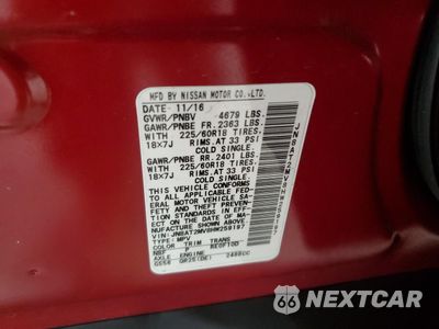 Zdjęcie 14 z 15 samochodu: 2017 NISSAN ROGUE S VIN:JN8AT2MV8HW259197 - miniatura