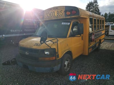 Drugie zdjęcie samochodu z przodu: 2011 CHEVROLET EXPRESS SCHOOL BUS VIN:1GB3G3BG9B1173506 - miniatura