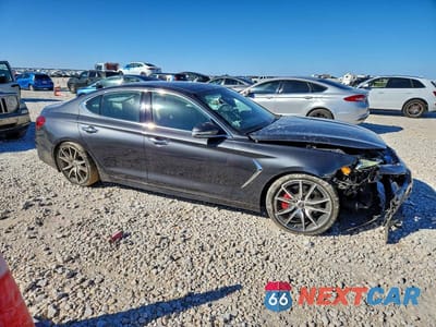 Czwarte zdjęcie samochodu z boku: 2019 GENESIS G70 VIN:KMTG34LE0KU034585 - miniatura