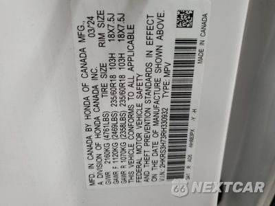 Zdjęcie 13 z 16 samochodu: 2024 HONDA CR-V EXL VIN:2HKRS3H73RH330932 - miniatura