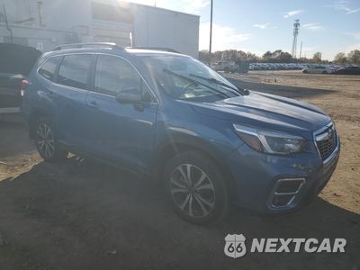 Czwarte zdjęcie samochodu z boku: 2021 SUBARU FORESTER LIMITED VIN:JF2SKAUCXMH582873 - miniatura