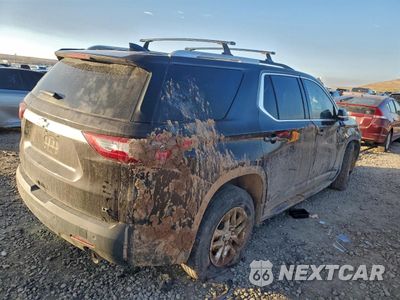 Trzecie zdjęcie samochodu z tyłu: 2018 CHEVROLET TRAVERSE LT VIN:1GNERGKW5JJ217889 - miniatura