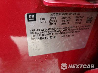 Zdjęcie 13 z 13 samochodu: 2014 CHEVROLET VOLT VIN:1G1RH6E42EU165183 - miniatura
