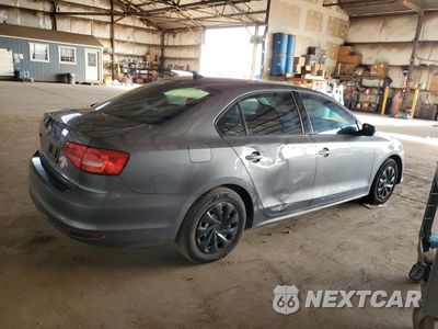 Trzecie zdjęcie samochodu z tyłu: 2015 VOLKSWAGEN JETTA BASE VIN:3VW1K7AJ2FM427584 - miniatura