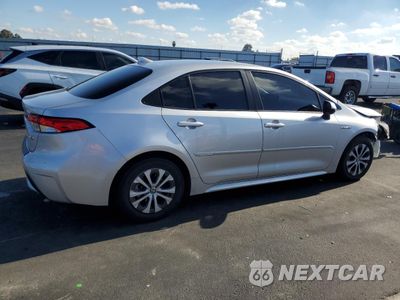 Trzecie zdjęcie samochodu z tyłu: 2021 TOYOTA COROLLA LE VIN:JTDEAMDEXMJ009191 - miniatura