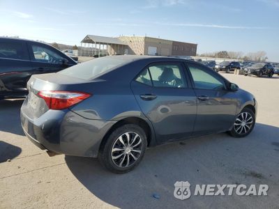 Trzecie zdjęcie samochodu z tyłu: 2014 TOYOTA COROLLA L VIN:2T1BURHE2EC037646 - miniatura
