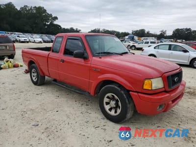Czwarte zdjęcie samochodu z boku: 2004 FORD RANGER SUPER CAB VIN:1FTYR14U74PA99957 - miniatura