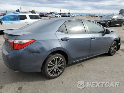Trzecie zdjęcie samochodu z tyłu: 2014 TOYOTA COROLLA L VIN:5YFBURHE2EP117383 - miniatura
