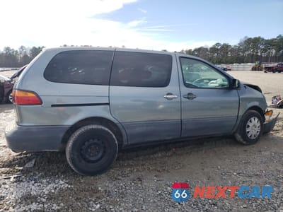 Trzecie zdjęcie samochodu z tyłu: 2000 TOYOTA SIENNA CE VIN:4T3ZF19C0YU239449 - miniatura