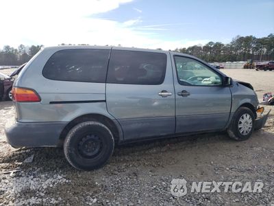 Trzecie zdjęcie samochodu z tyłu: 2000 TOYOTA SIENNA CE VIN:4T3ZF19C0YU239449 - miniatura
