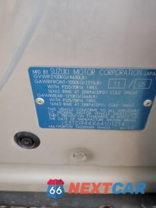 Zdjęcie 12 z 12 samochodu: 2006 SUZUKI GRAND VITARA XSPORT VIN:JS3TD944X64101214 - miniatura