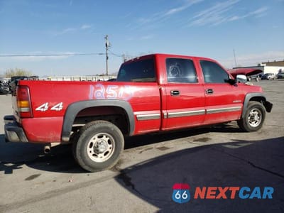 Trzecie zdjęcie samochodu z tyłu: 2001 CHEVROLET SILVERADO K1500 HEAVY DUTY VIN:1GCGK13UX1F159295 - miniatura