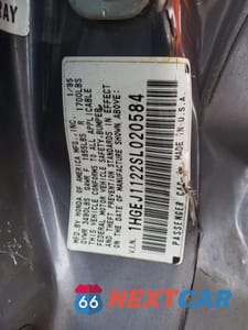 Zdjęcie 12 z 12 samochodu: 1995 HONDA CIVIC EX VIN:1HGEJ1122SL020584 - miniatura