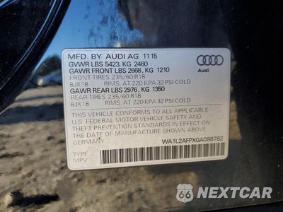 Zdjęcie 13 z 13 samochodu: 2016 AUDI Q5 PREMIUM PLUS VIN:WA1L2AFPXGA088782 - miniatura