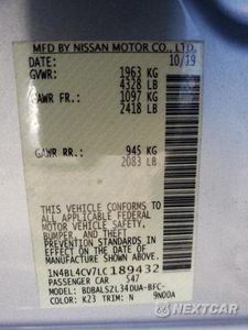 Zdjęcie 13 z 13 samochodu: 2020 NISSAN ALTIMA VIN:1N4BL4CV7LC189432 - miniatura