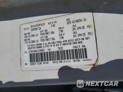 Zdjęcie 12 z 12 samochodu: 2002 DODGE RAM 1500 VIN:1D7HA16NX2J184052 - miniatura