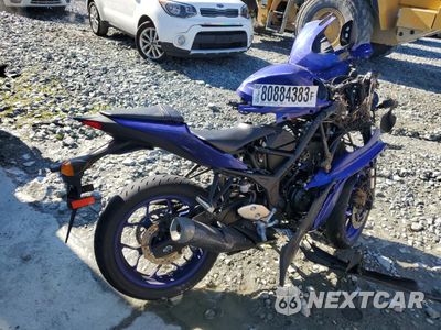 Czwarte zdjęcie samochodu z boku: 2023 YAMAHA YZFR3 A VIN:MH3RH18Y1PK011184 - miniatura