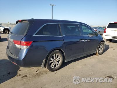 Trzecie zdjęcie samochodu z tyłu: 2016 HONDA ODYSSEY EXL VIN:5FNRL5H60GB064748 - miniatura