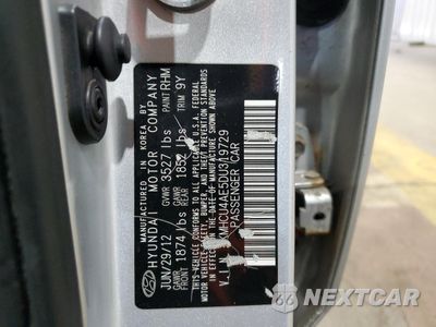 Zdjęcie 12 z 12 samochodu: 2013 HYUNDAI ACCENT GLS VIN:KMHCU4AE5DU319729 - miniatura