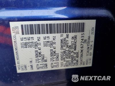 Zdjęcie 15 z 16 samochodu: 2021 NISSAN ROGUE SV VIN:5N1AT3BA2MC672435 - miniatura