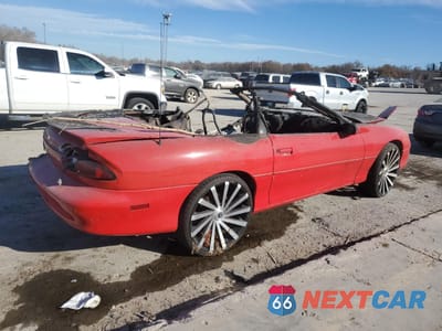 Trzecie zdjęcie samochodu z tyłu: 2001 CHEVROLET CAMARO VIN:2G1FP32KX12140815 - miniatura