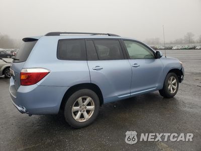 Trzecie zdjęcie samochodu z tyłu: 2009 TOYOTA HIGHLANDER VIN:JTEES41A192127612 - miniatura