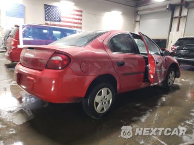 Trzecie zdjęcie samochodu z tyłu: 2005 DODGE NEON BASE VIN:1B3ES26C25D109266 - miniatura