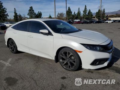 Czwarte zdjęcie samochodu z boku: 2021 HONDA CIVIC SPORT VIN:19XFC2F87ME202289 - miniatura