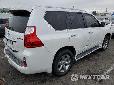 Trzecie zdjęcie samochodu z tyłu: 2011 LEXUS GX 460 PREMIUM VIN:JTJJM7FX0B5019608 - miniatura