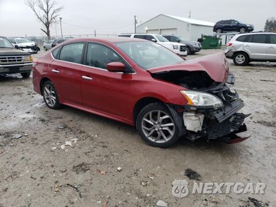 Czwarte zdjęcie samochodu z boku: 2014 NISSAN SENTRA S VIN:3N1AB7AP9EL622791 - miniatura