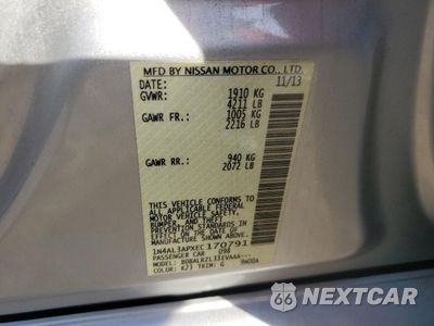 Zdjęcie 14 z 15 samochodu: 2014 NISSAN ALTIMA 2.5 VIN:1N4AL3APXEC170791 - miniatura