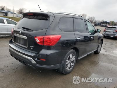 Trzecie zdjęcie samochodu z tyłu: 2017 NISSAN PATHFINDER S VIN:5N1DR2MM8HC907214 - miniatura