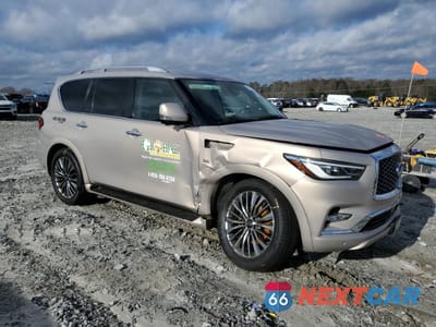 Czwarte zdjęcie samochodu z boku: 2019 INFINITI QX80 LUXE VIN:JN8AZ2NFXK9684139 - miniatura