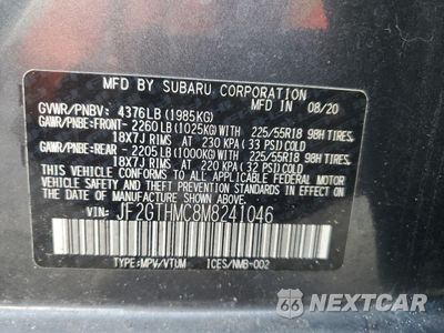 Zdjęcie 14 z 15 samochodu: 2021 SUBARU CROSSTREK LIMITED VIN:JF2GTHMC8M8241046 - miniatura