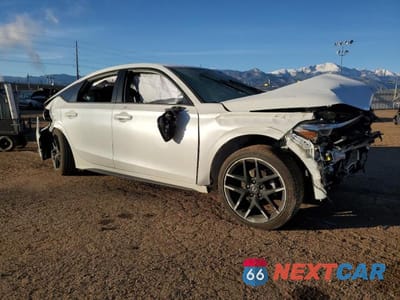 Czwarte zdjęcie samochodu z boku: 2022 HONDA CIVIC SPORT VIN:19XFL2G86NE003024 - miniatura