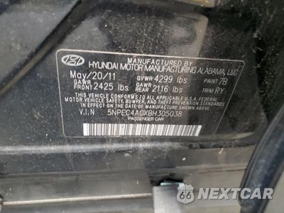 Zdjęcie 12 z 12 samochodu: 2011 HYUNDAI SONATA SE VIN:5NPEC4ACXBH305038 - miniatura