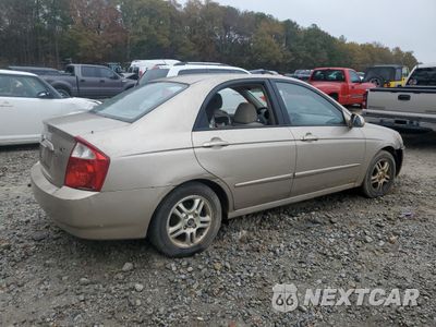 Trzecie zdjęcie samochodu z tyłu: 2004 KIA SPECTRA LX VIN:KNAFE121045029608 - miniatura