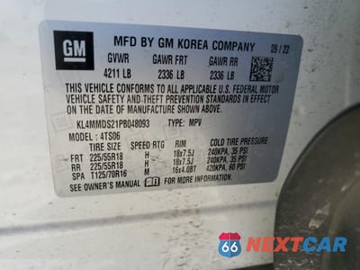 Zdjęcie 15 z 16 samochodu: 2023 BUICK ENCORE GX SELECT VIN:KL4MMDS21PB048093 - miniatura