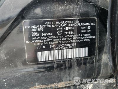 Zdjęcie 14 z 14 samochodu: 2011 HYUNDAI SONATA SE VIN:5NPEC4AC2BH107103 - miniatura