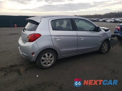 Trzecie zdjęcie samochodu z tyłu: 2014 MITSUBISHI MIRAGE ES VIN:ML32A4HJ9EH024710 - miniatura