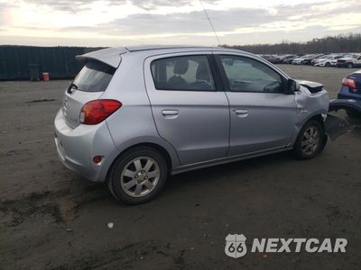 Trzecie zdjęcie samochodu z tyłu: 2014 MITSUBISHI MIRAGE ES VIN:ML32A4HJ9EH024710 - miniatura