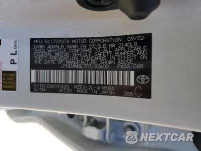 Zdjęcie 16 z 16 samochodu: 2023 TOYOTA COROLLA SE VIN:JTND4MBE7P3193600 - miniatura