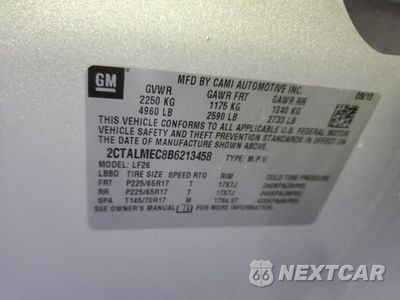 Zdjęcie 14 z 15 samochodu: 2011 GMC TERRAIN SLE VIN:2CTALMEC8B6213458 - miniatura